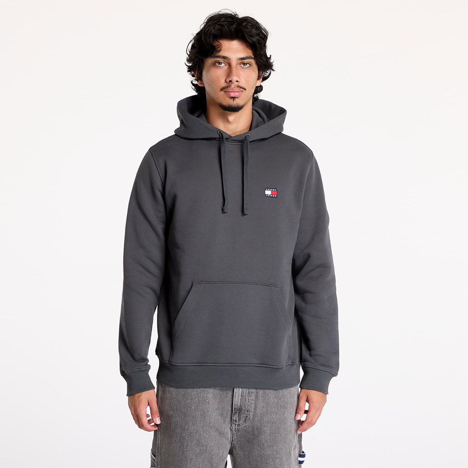 Суитчър Tommy Hilfiger Regular Badge Hoodie New Charcoal Сиво | DM0DM17988 PUB, 0