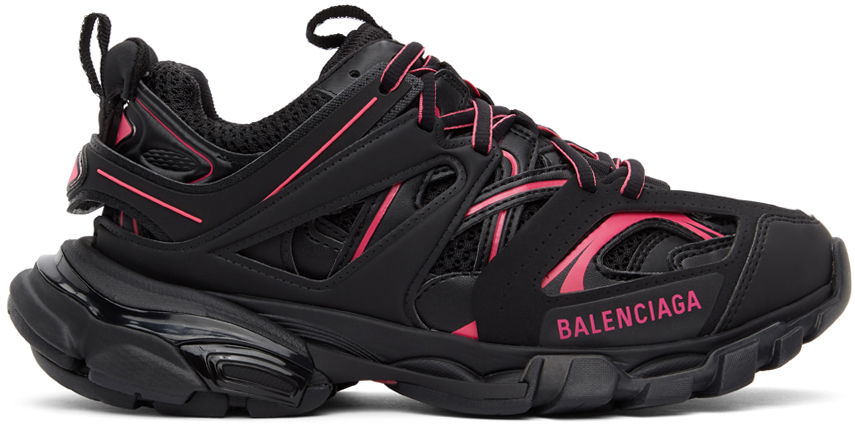 Кецове и обувки Balenciaga Track Sneakers "Black & Pink" Черно | 542436 W3AC2 1055, 0
