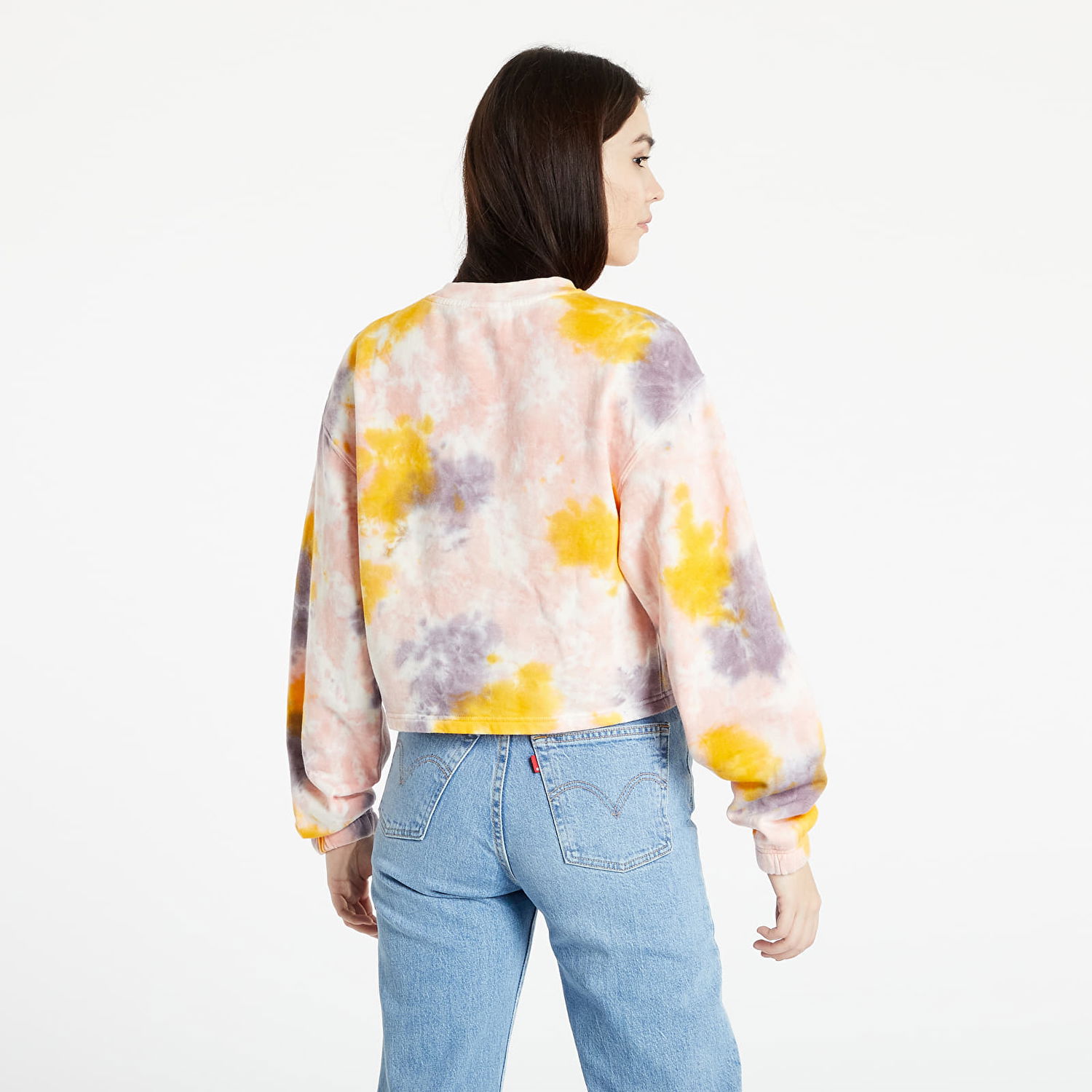 Суитчър Vans Grunge Wash Crop Crewneck Многоцветен | VN0A5JH7Z001, 1