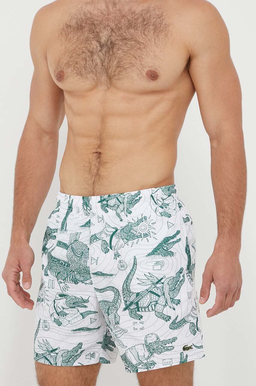 Бански Lacoste x Netflix Printed Swim Trunks Зелено | MH7054, 0