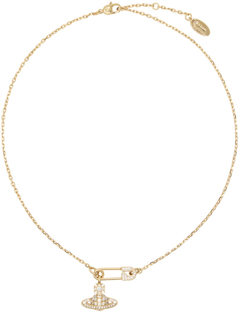 Колие Vivienne Westwood Lucrece Pendant Necklace Металик | 63020291-02R102-IM