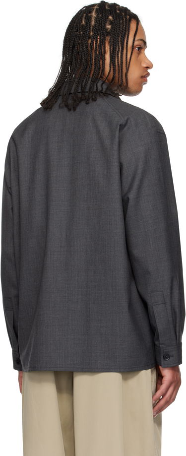 Риза LEMAIRE Lemaire Tailored Overshirt Сиво | OV1012 LF1386, 2
