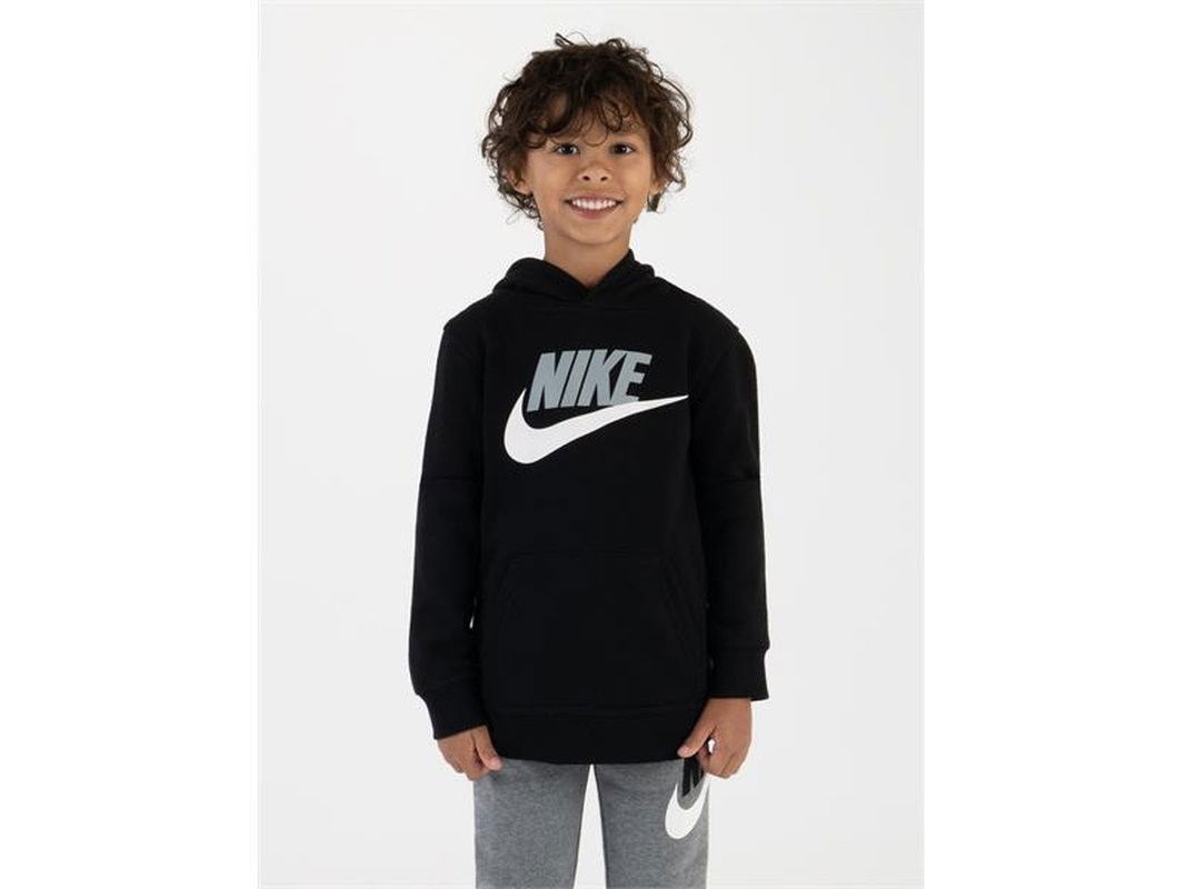 Суитчър Nike Club Pullover Hoodie 116-122 Черно | 86G703-023, 0