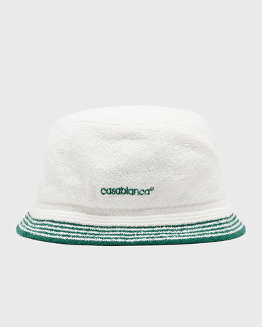 Шапка Casablanca Casablanca Embroidered Bucket Hat Бяло | APS25-HAT-071-02, 0