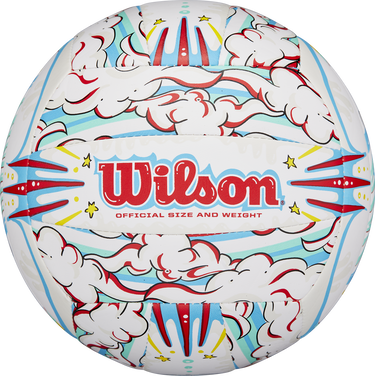 Спортна екипировка Wilson Tennis Graffiti Peace Volleyball Training Official Size and Weight Многоцветен | wv4008302xbof-wv4008302xbof, 0