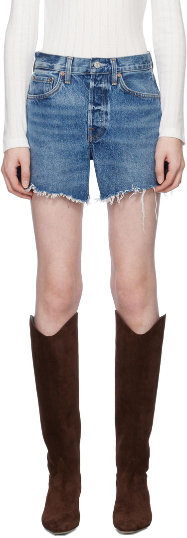 Къси панталони AGOLDE Parker Long Denim Shorts Синьо | A9010-1206, 0