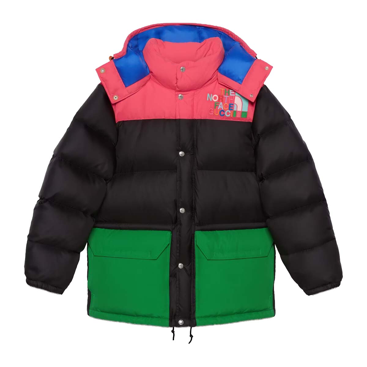 Пухо яке Gucci The North Face x Down Jacket Black/Multicolor Многоцветен | 672444 XAAEO 1171, 0