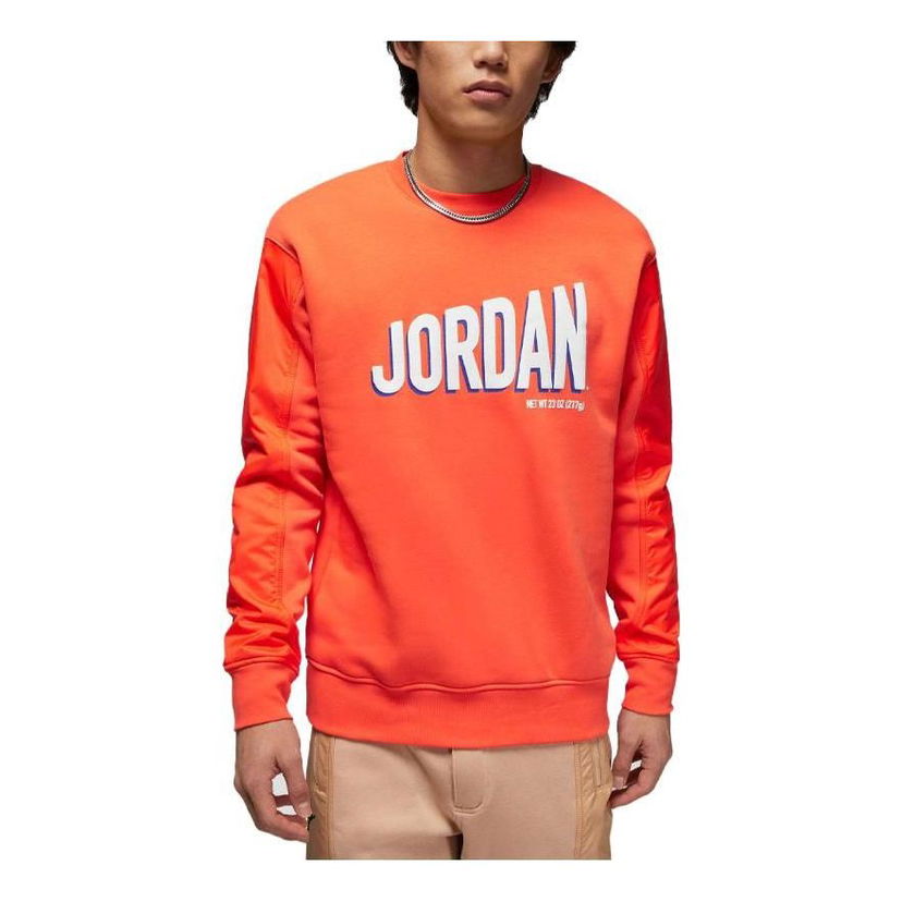 Пуловер Jordan Jordan Flight MVP Fleece Crew Sweatshirt Оранжево
 | DV7589-817