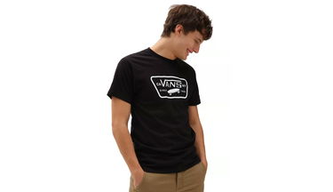 Тениска Vans Full Patch T-Shirt Черно | VN000QN8Y28, 1