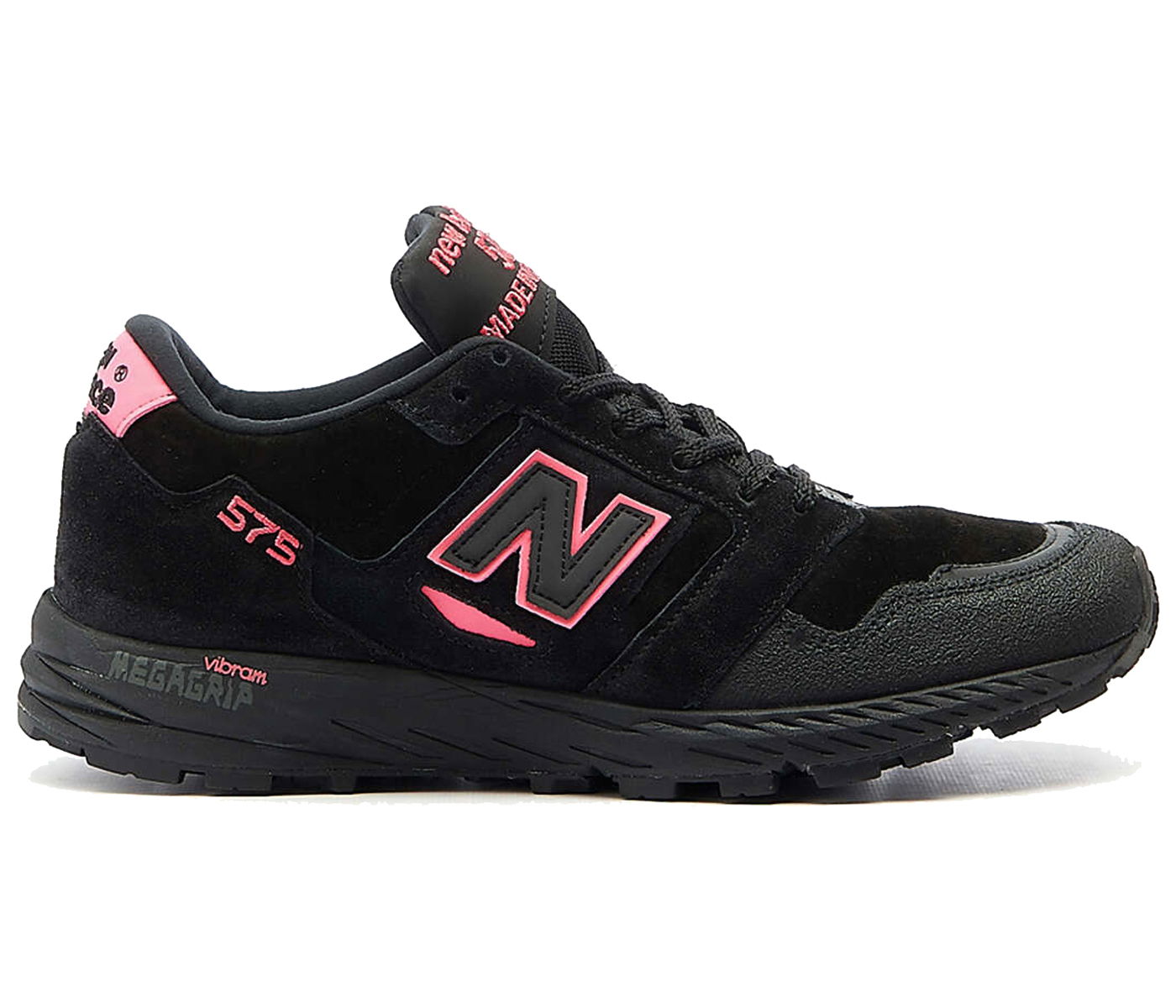 Кецове и обувки New Balance 575 MiUK "Black Highlighter Pink" Черно | MTL575NE, 0