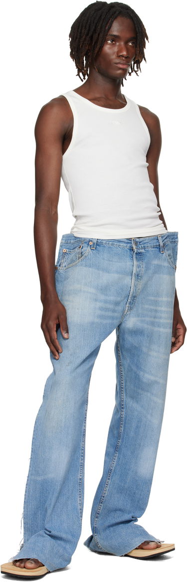 Потник VETEMENTS Vetements Oval Logo Tank Top Бяло | MH76TT120W, 3