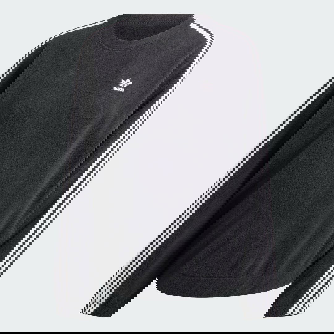 Суитчър adidas Performance Fleece Crew Loose Sweatshirt Черно | IY7271, 1