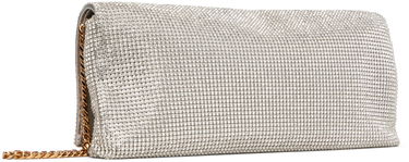 Дамска чанта Versace Versace 'La Medusa' Crystal Clutch Металик | 1019867_1A15325, 2