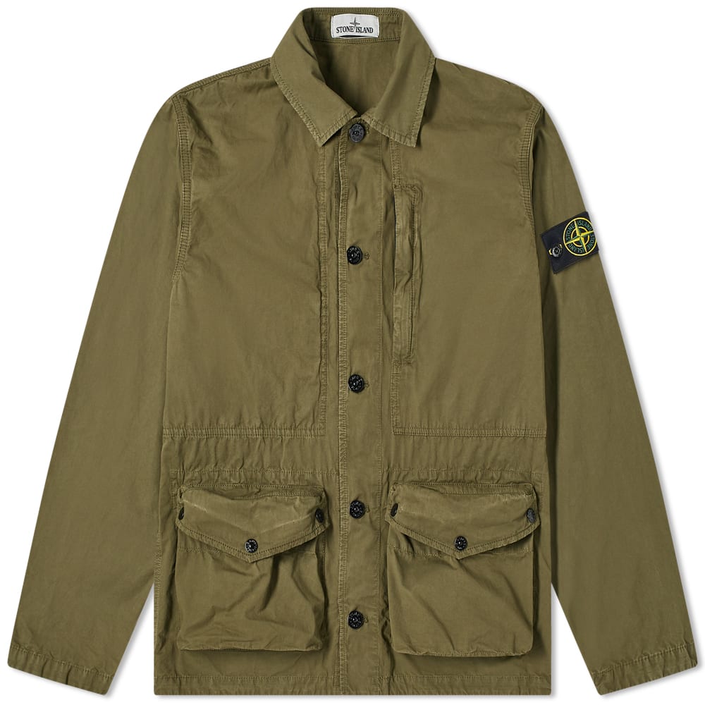 Яке Stone Island Vintage Canvas 3 Pocket Jacket Зелено | 7415439WN-V0158, 0