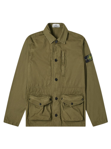 Яке Stone Island Vintage Canvas 3 Pocket Jacket Зелено | 7415439WN-V0158