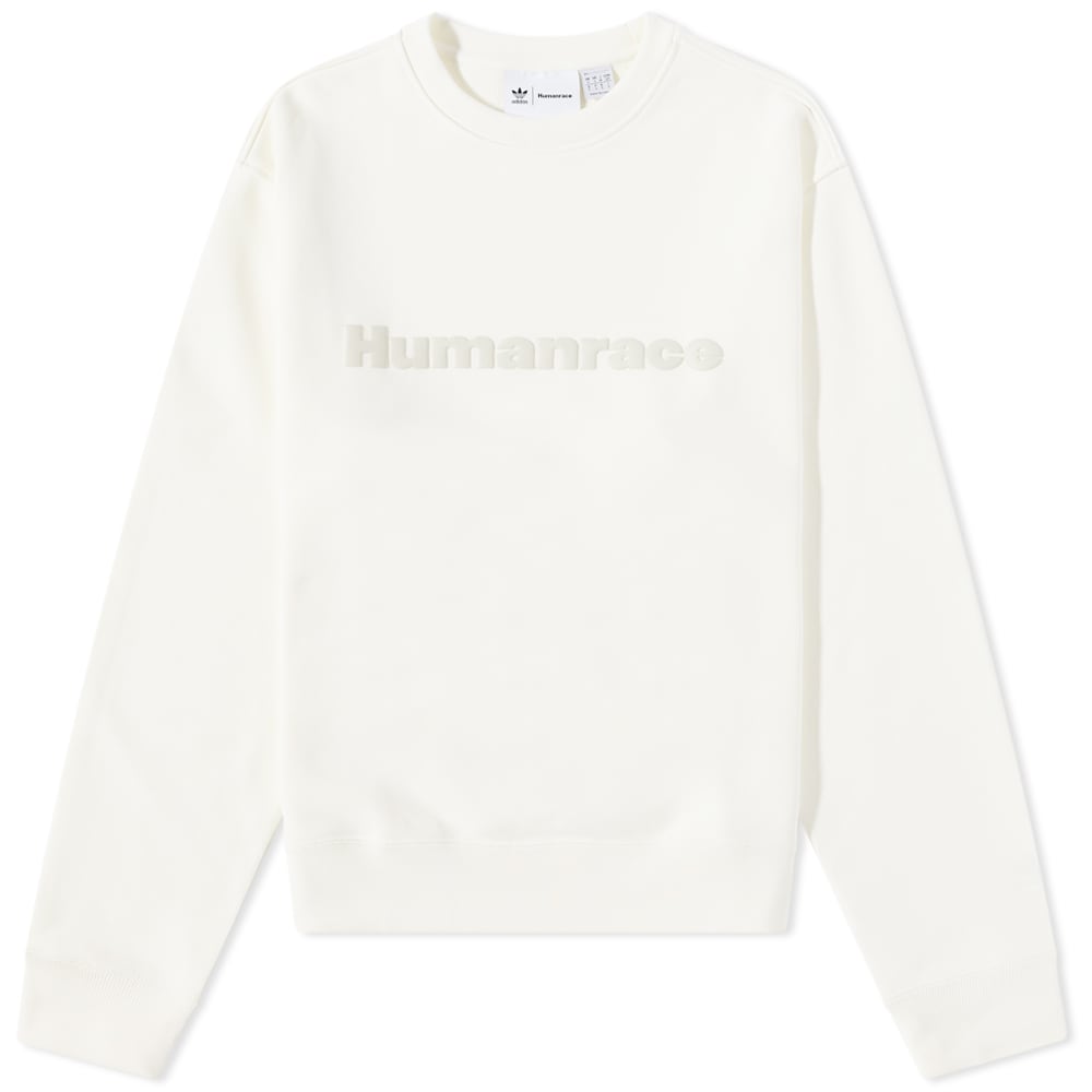 Суитчър adidas Originals Pharrell Williams Humanrace Crew Sweat Сиво | HK6695, 0