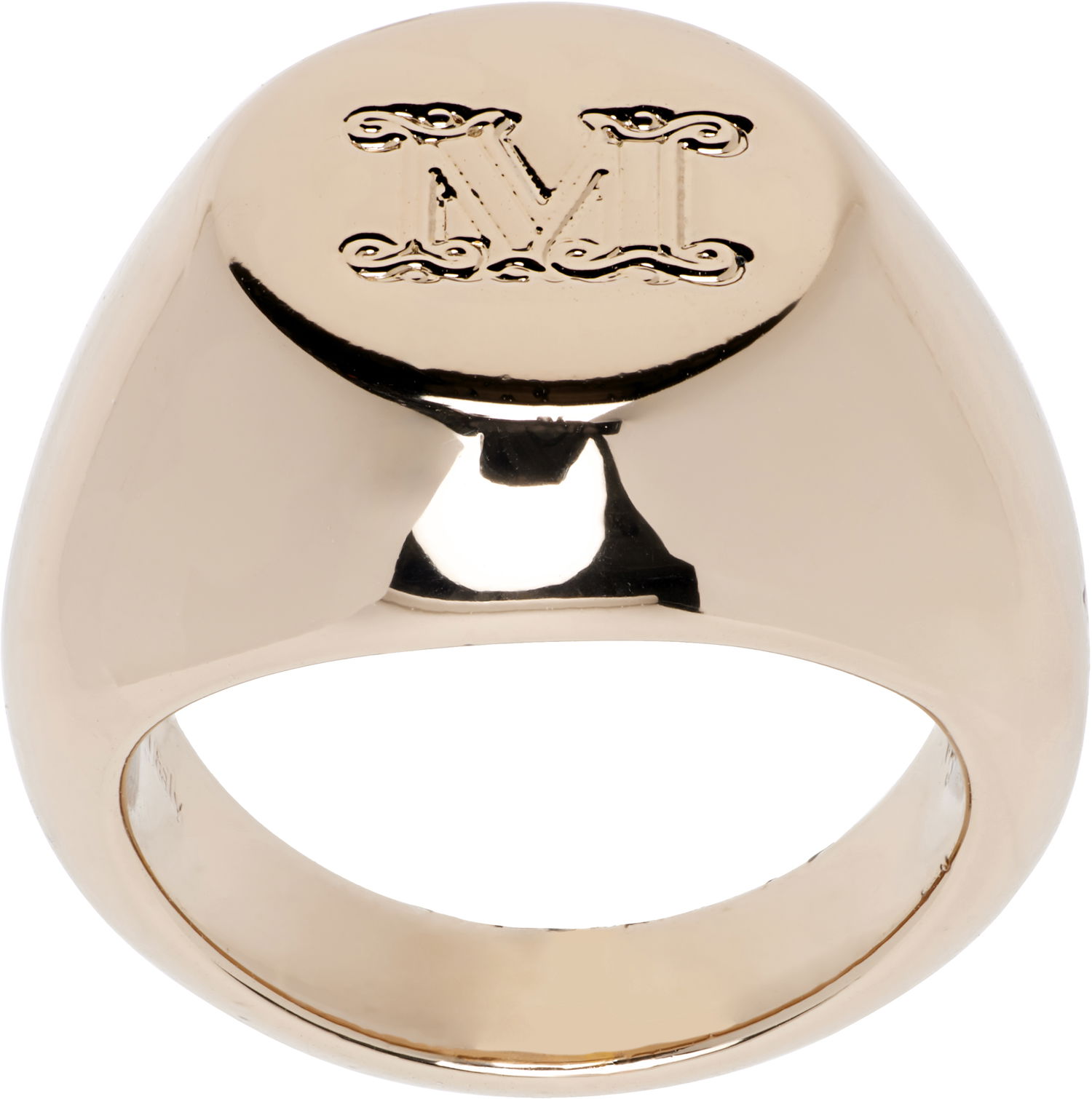 Пръстен Max Mara Max Mara MM Chevalier 1 Signet Ring Металик | 2524756211600, 0