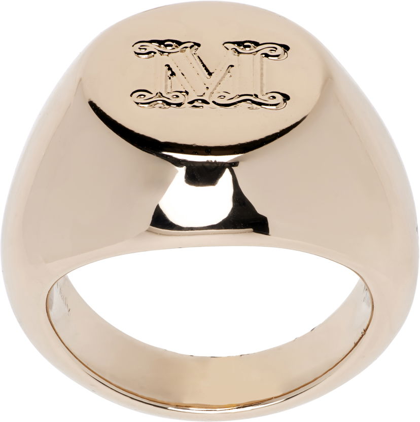 Пръстен Max Mara Max Mara MM Chevalier 1 Signet Ring Металик | 2524756211600