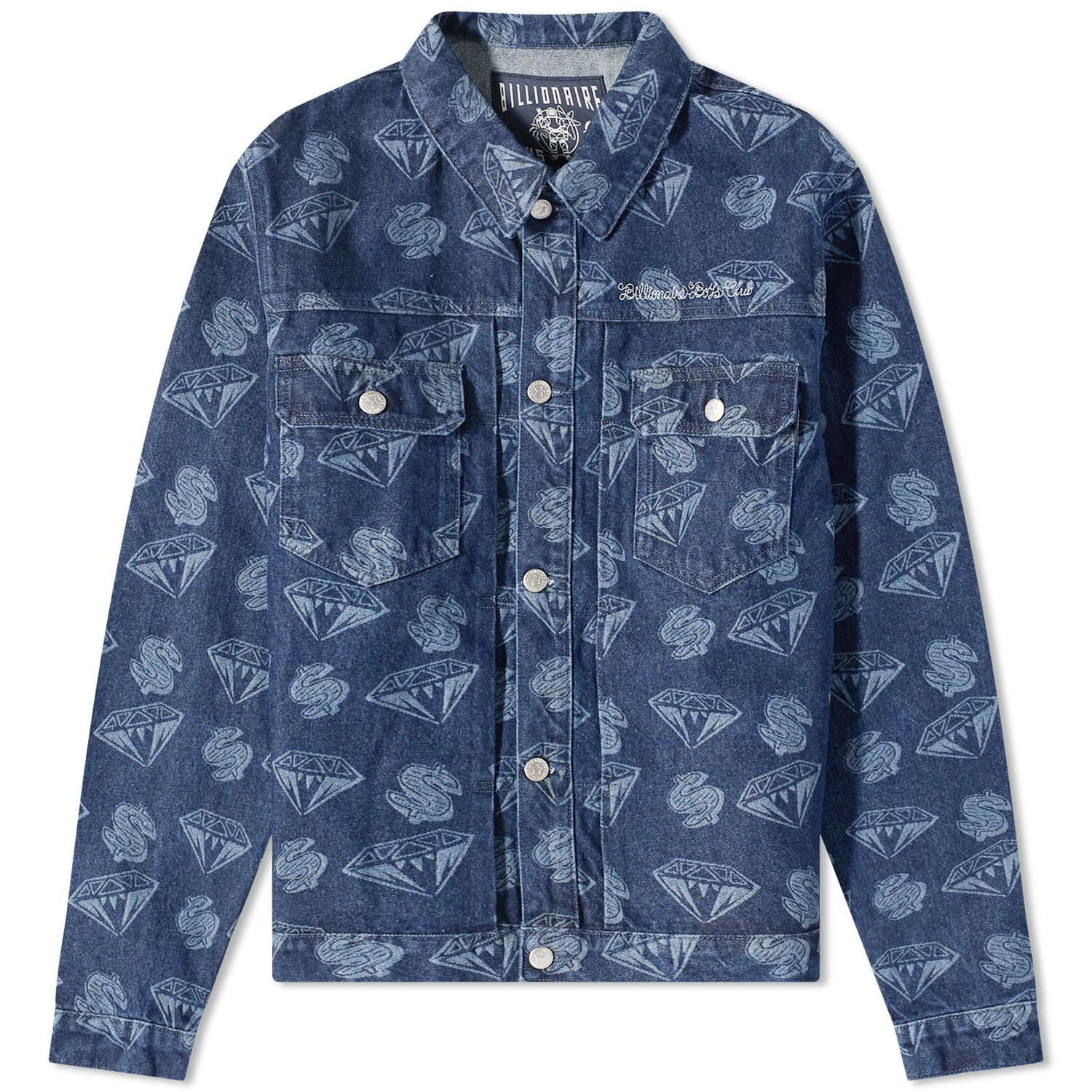 Яке BILLIONAIRE BOYS CLUB Diamonds And Dollars Jacket Тъмно синьо | B23152-IND, 0