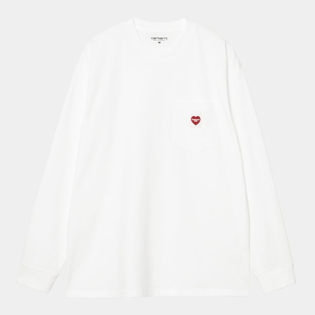 Long Sleeve Pocket Heart T-Shirt
