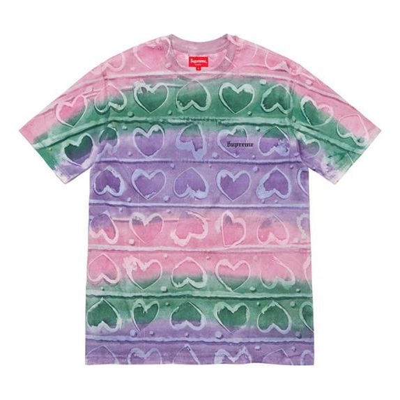 Тениска Supreme Hearts Dyed T-Shirt Многоцветен | SUP-FW19-382, 0
