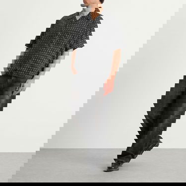 Риза Neighborhood Monogram Pattern Hawaiian Shirt, Size Large Черно | 251TSNH-SHM11-BLK, 4