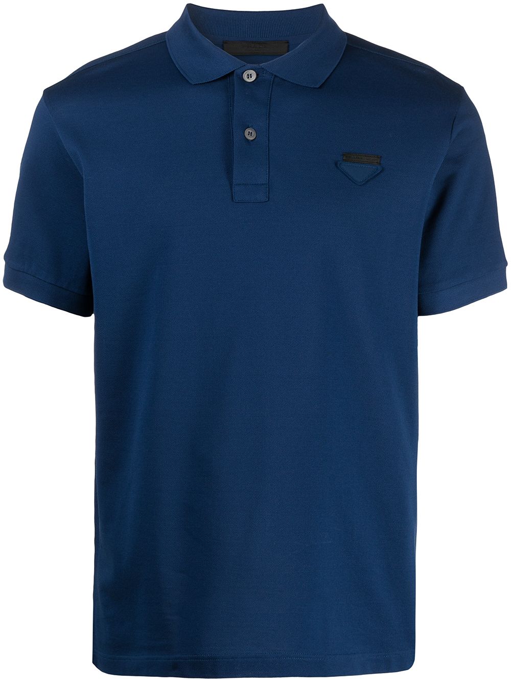 Поло тениска Prada Pique Polo Tee Тъмно синьо | UJN444S181XGS, 0