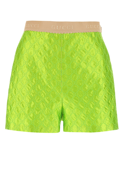 Къси панталони Gucci GG Logo Shorts Green Зелено | 704217 ZAIDC 3652, 0