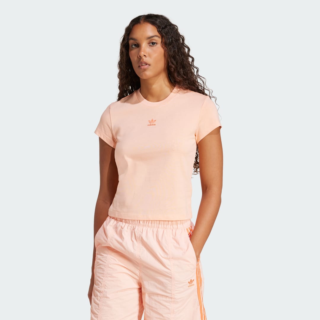 Тениска adidas Performance Slim T-Shirt Оранжево
 | JC8971, 0