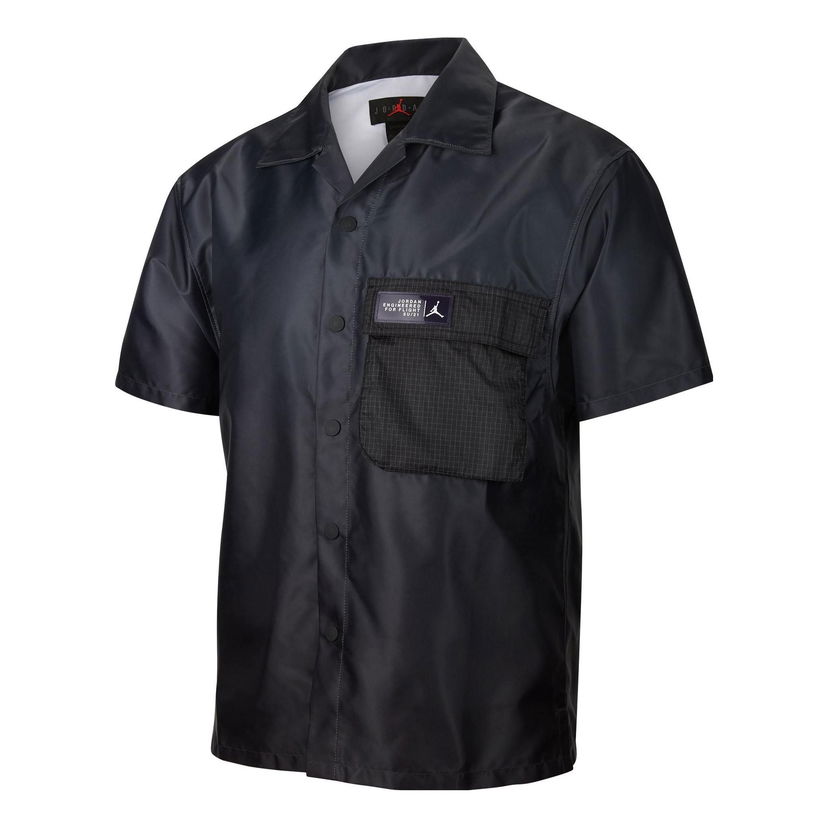 Риза Jordan Gradient Big Pocket Short Sleeve Shirt Черно | CZ4821-022