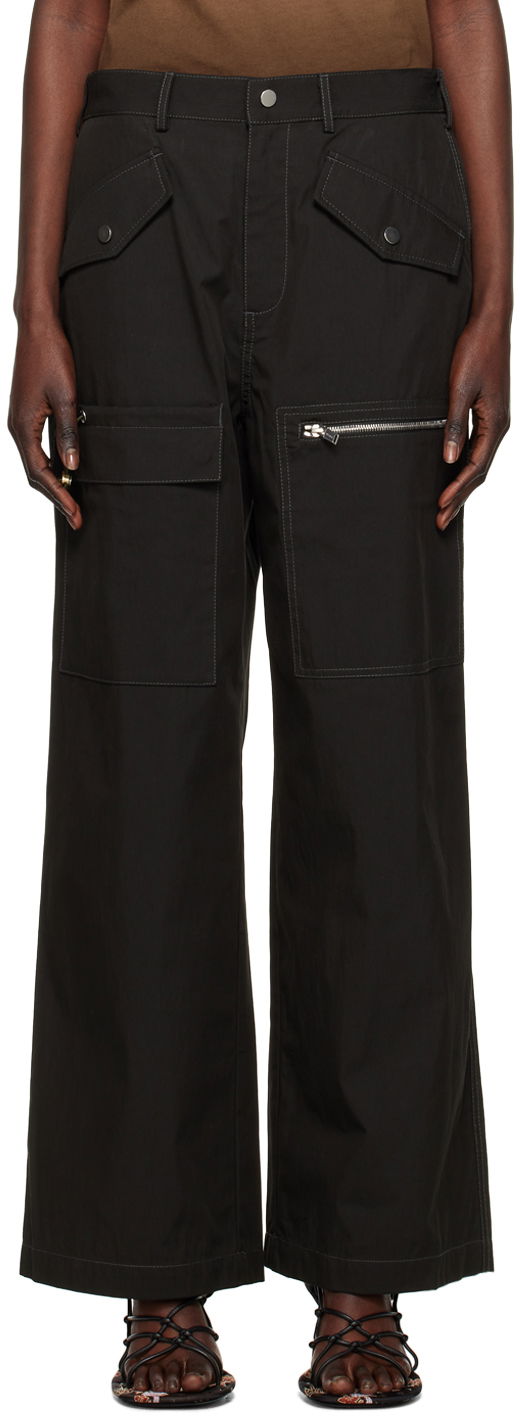 Панталони Dion Lee Slouchy Cargo Pants Черно | C2113R23, 0