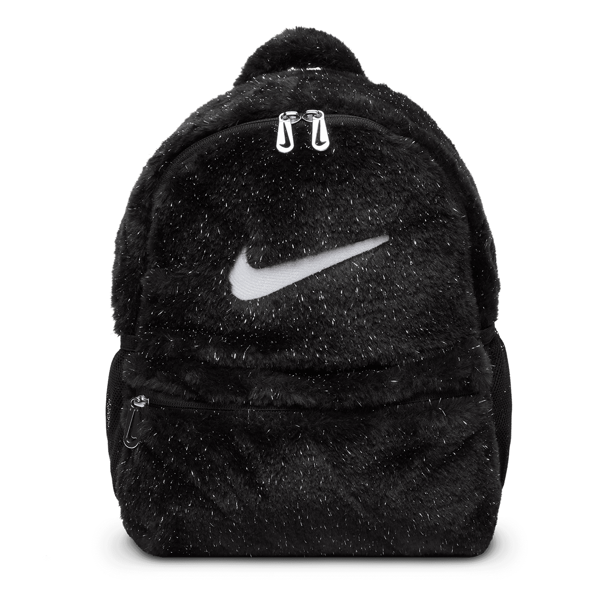 Раница Nike Glitter Faux Fur Backpack Черно | FZ1330-010, 0