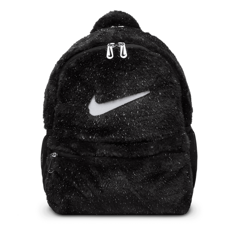 Раница Nike Glitter Faux Fur Backpack Черно | FZ1330-010