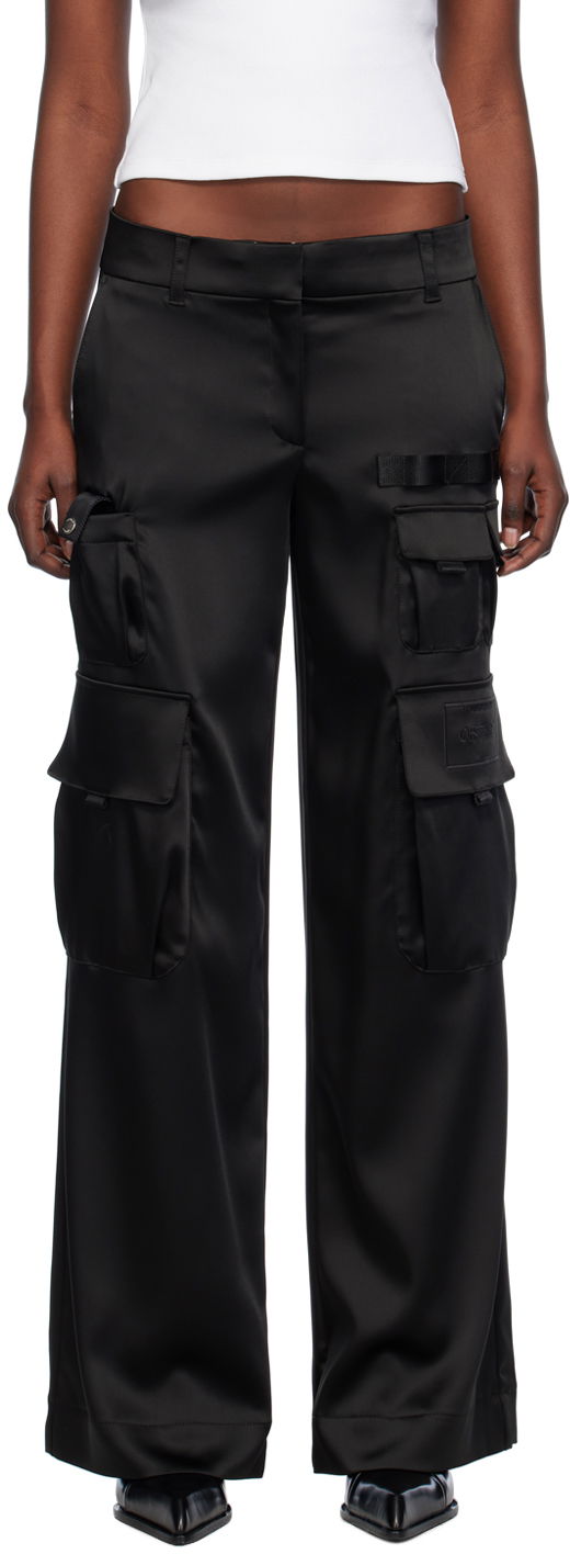 Панталони Off-White Toybox Trousers Черно | OWCF017S24FAB0031010