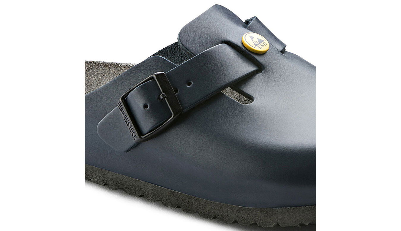 Кецове и обувки Birkenstock Boston ESD Natural Leather Narrow Fit Черно | 61388, 1