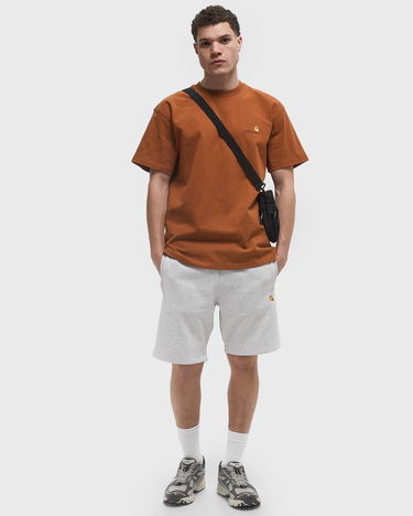 Къси панталони Carhartt WIP Chase Sweat Shorts Сиво | I033669-00J.XX, 2