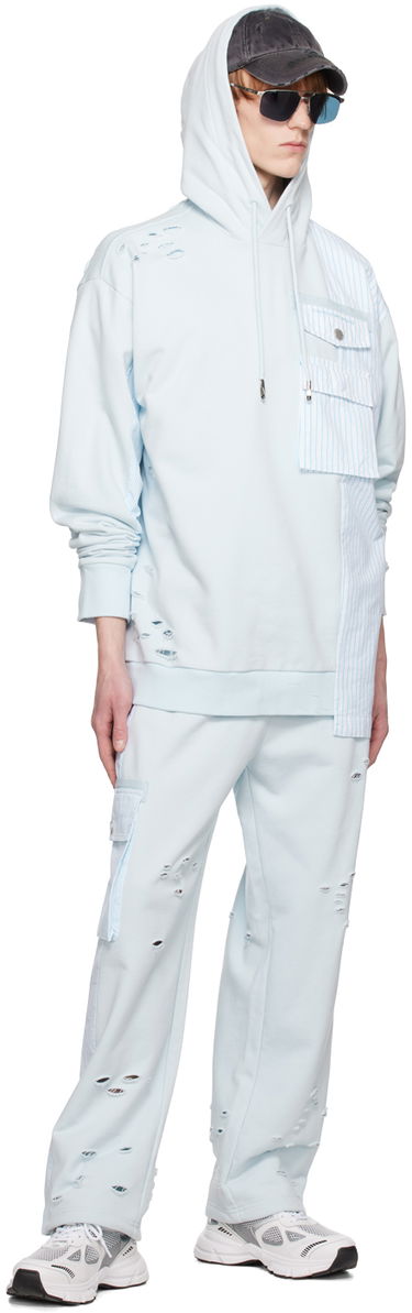 Суитчър Feng Chen Wang Feng Chen Wang Paneled Hoodie Синьо | FMS15HD03, 3