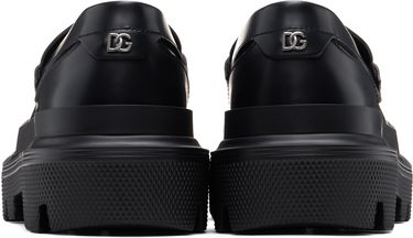 Кецове и обувки Dolce & Gabbana Brushed Calfskin Loafers Черно | A30262AB640, 1