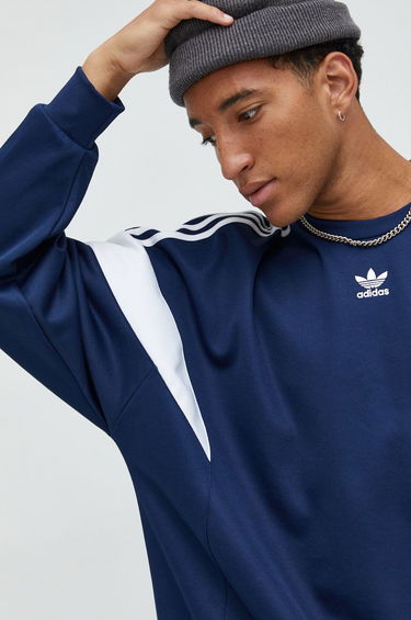 Суитчър adidas Originals Adicolor Classic Cut Line Crew Sweatshirt Тъмно синьо | HN6116, 0