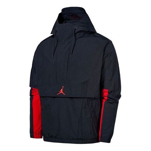 Ветровка Jordan Jordan Jumpman Classics Logo Print Casual Hooded Jacket Черно | CV1865-010