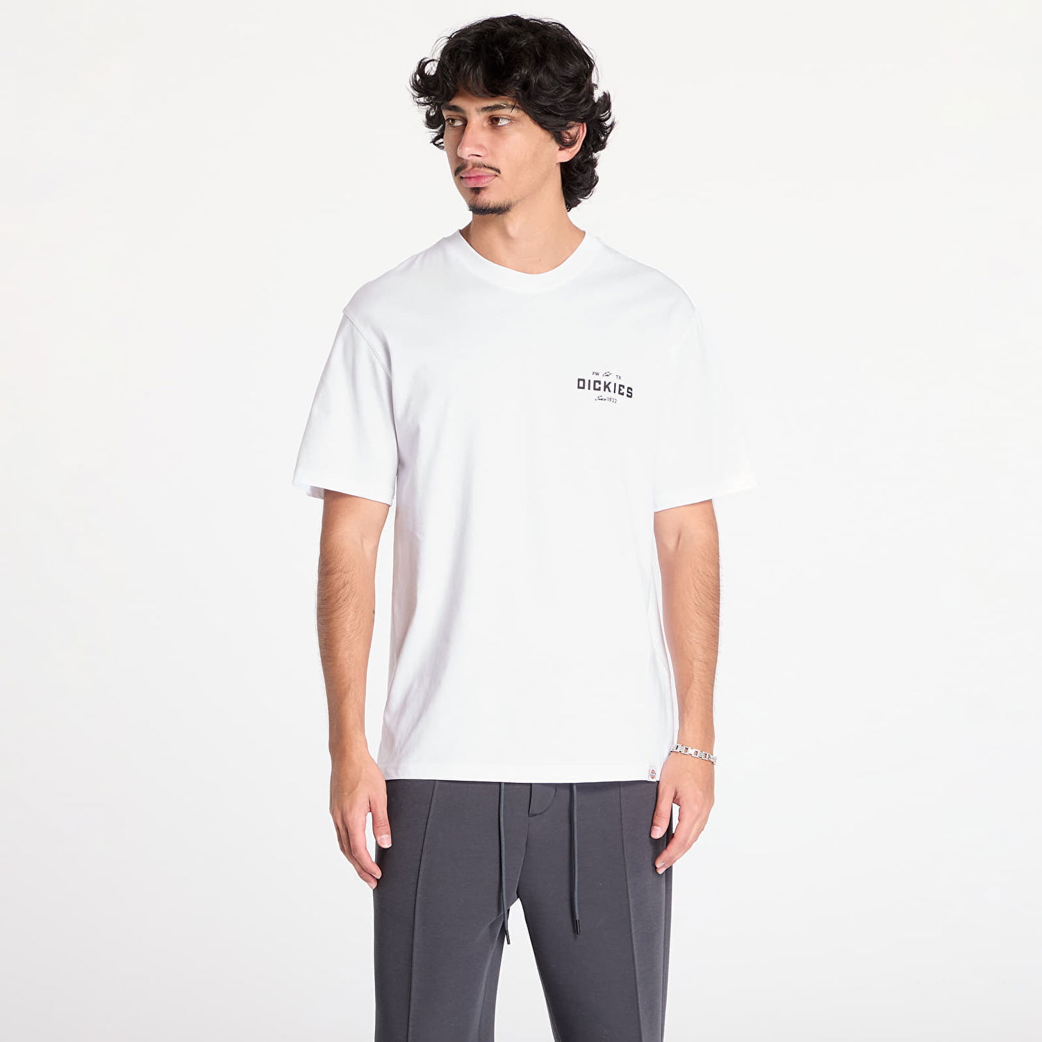 Тениска Dickies Emblem T-Shirt Бяло | DK0A863E0WH1, 1