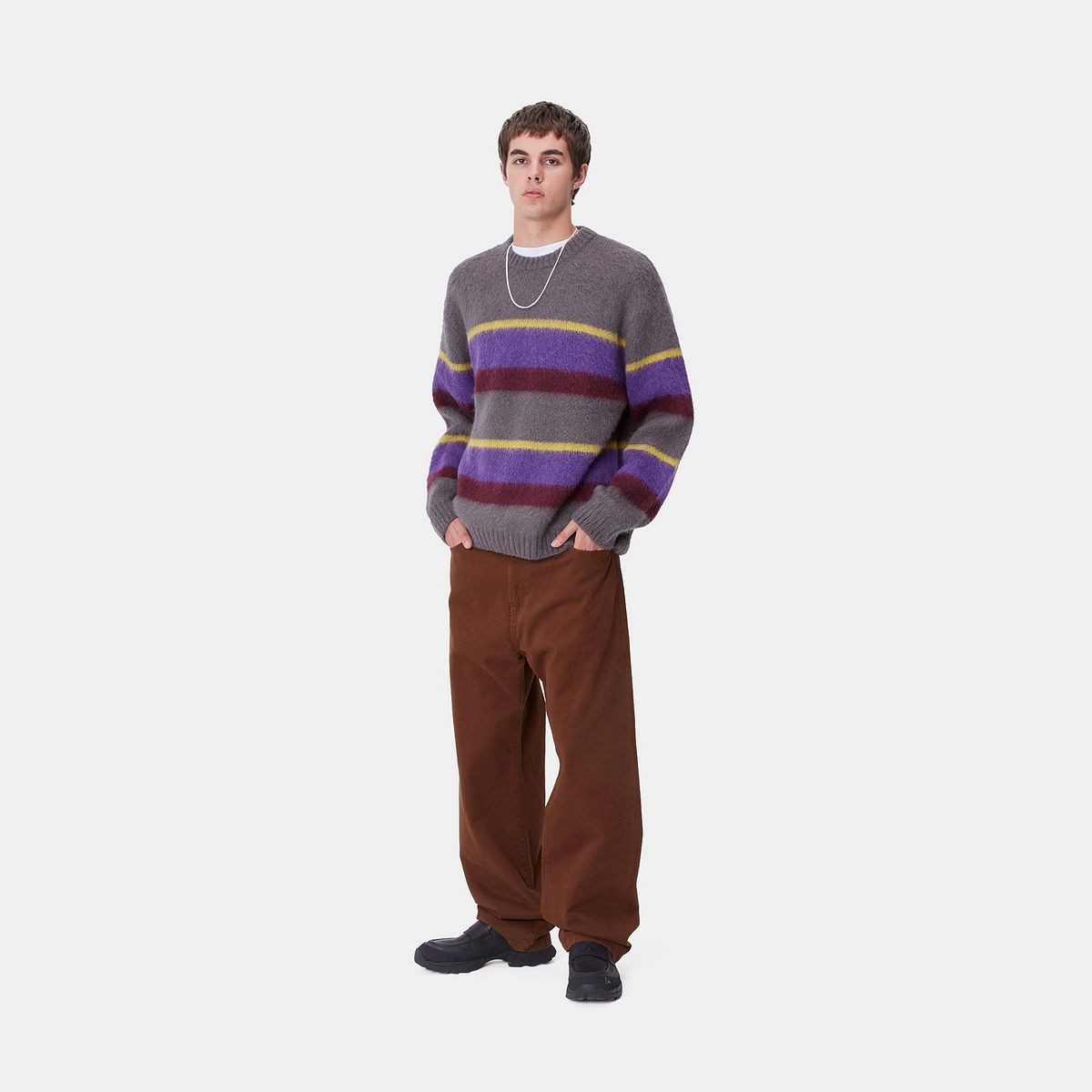 Карго панталони Carhartt WIP Landon Relaxed Fit Pants Кафяво | I033756_9, 1