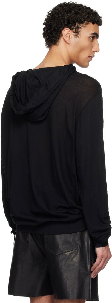 Суитчър Rick Owens Rick Owens Hollywood Unstable Cotton Hoodie Черно | RU01E5282 UC, 2