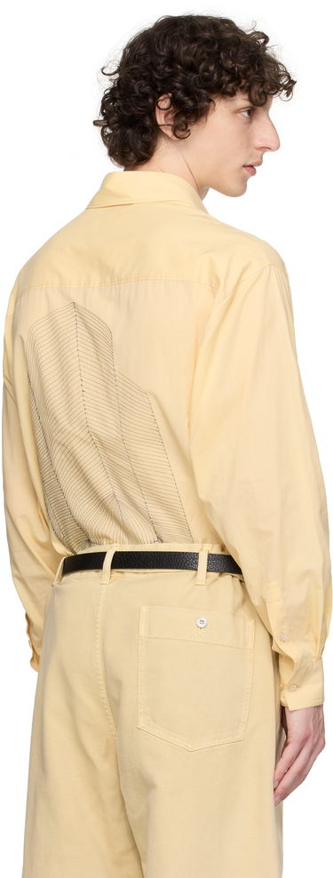 Риза LEMAIRE Lemaire Philippe Weisbecker Relaxed Shirt Жълто | SH1164 LF1389, 2