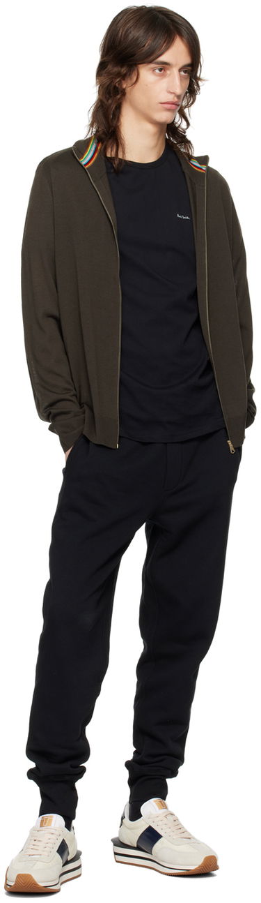 Пуловер Paul Smith Paul Smith Zip Through Cardigan Кафяво | M1R-763X-M02093-35, 3