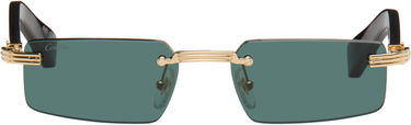 Слънчеви очила Cartier Rimless Rectangular Sunglasses with Banded Hardware Металик | CT0537S-002, 0