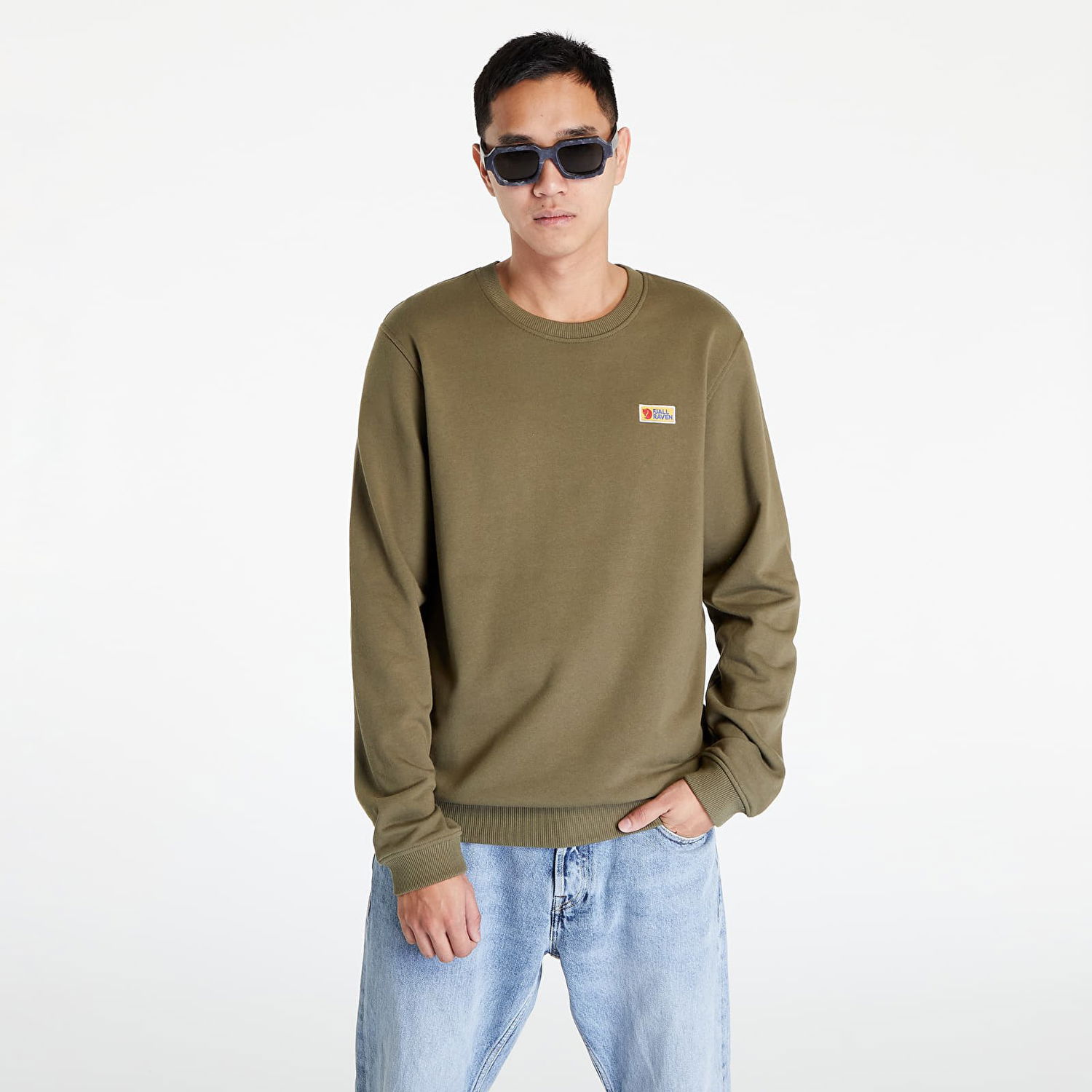 Суитчър FJÄLLRÄVEN Vardag Sweater M Зелено | F87070-620, 0
