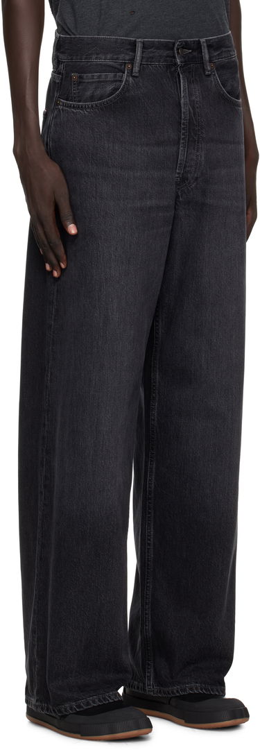 Дънки Acne Studios Acne Studios Faded Loose-Fit Jeans Черно | C00090-, 1