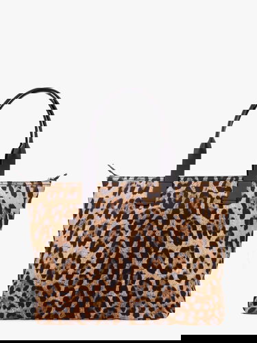 Голяма пазарска чанта Dolce & Gabbana Dolce & Gabbana Leopard Print Tote Bag Кафяво | BM2375A6F30HY13M, 1