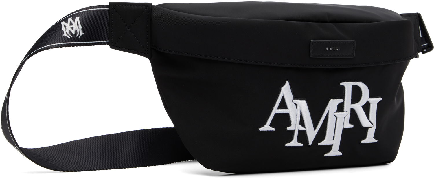 Чанта за кръста AMIRI AMIRI Staggered Belt Bag Черно | AMBGSO1016, 1